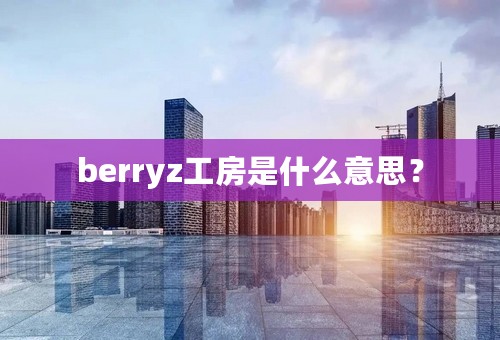 berryz工房是什么意思？