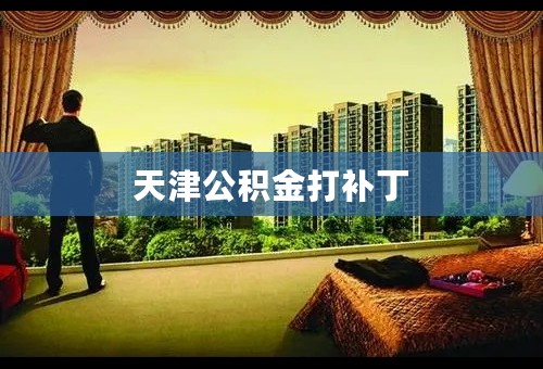 天津公积金打补丁