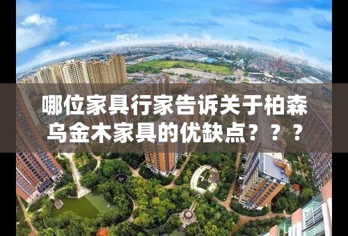 哪位家具行家告诉关于柏森乌金木家具的优缺点？？？