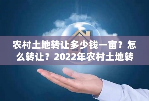 农村土地转让多少钱一亩？怎么转让？2022年农村土地转让政策新规