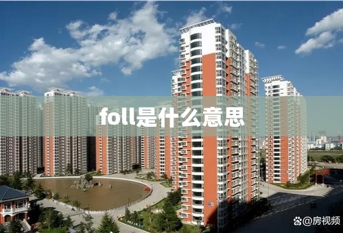 foll是什么意思