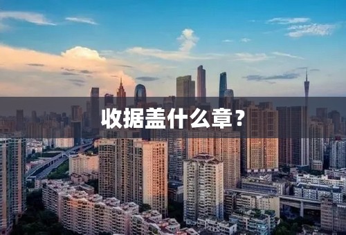 收据盖什么章？