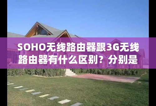 SOHO无线路由器跟3G无线路由器有什么区别？分别是干什么用的？那种的实惠，网速又快？