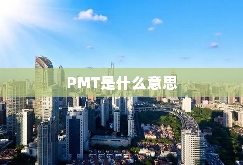 PMT是什么意思