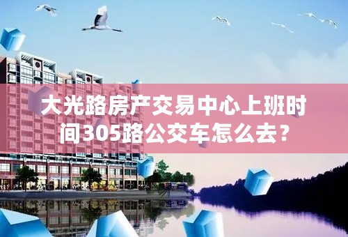 大光路房产交易中心上班时间305路公交车怎么去？