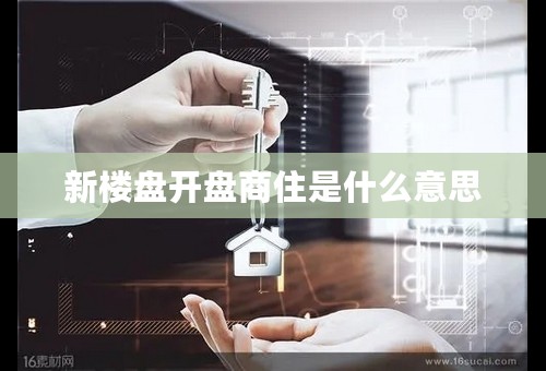 新楼盘开盘商住是什么意思