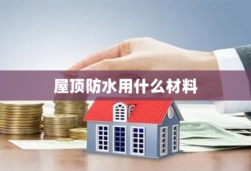 屋顶防水用什么材料