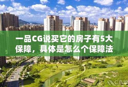 一品CG说买它的房子有5大保障，具体是怎么个保障法？