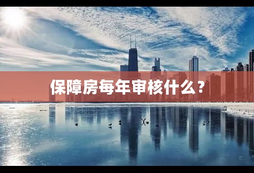 保障房每年审核什么？