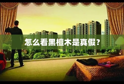 怎么看黑檀木是真假？