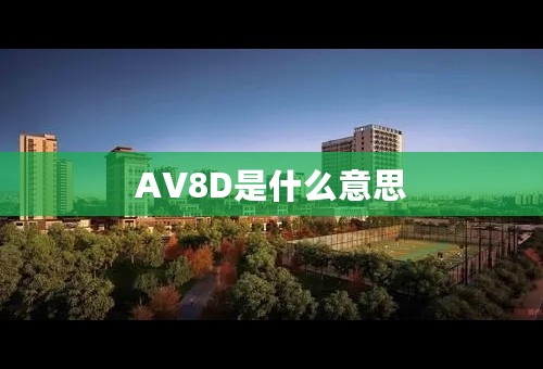 AV8D是什么意思