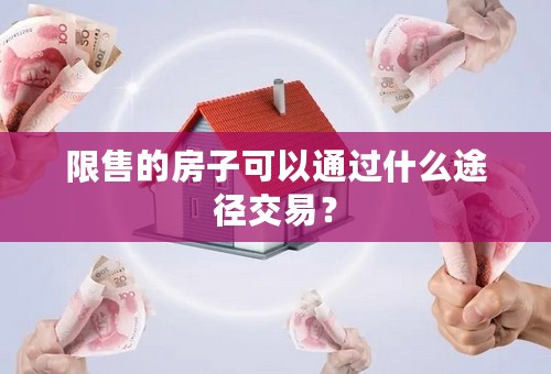 限售的房子可以通过什么途径交易？