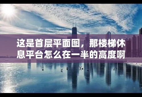 这是首层平面图，那楼梯休息平台怎么在一半的高度啊？