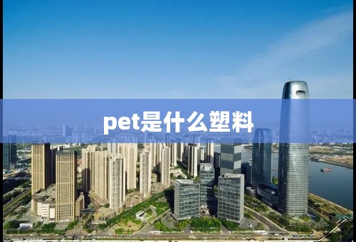 pet是什么塑料