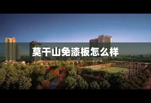 莫干山免漆板怎么样