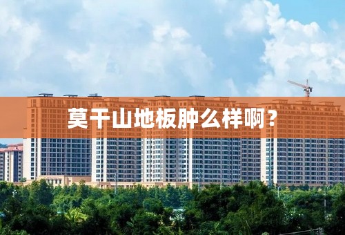 莫干山地板肿么样啊？