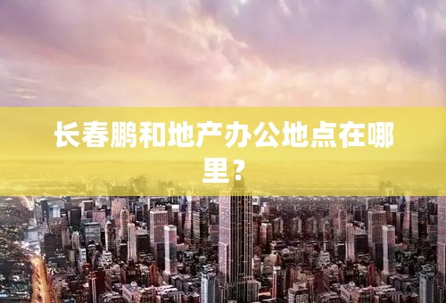 长春鹏和地产办公地点在哪里？