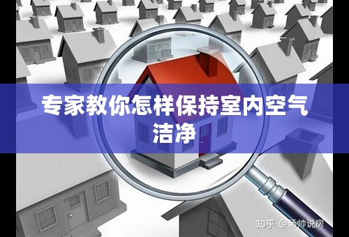 专家教你怎样保持室内空气洁净