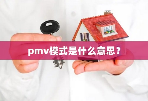 pmv模式是什么意思？