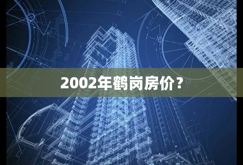 2002年鹤岗房价？