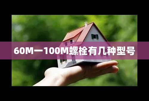 60M一100M螺栓有几种型号