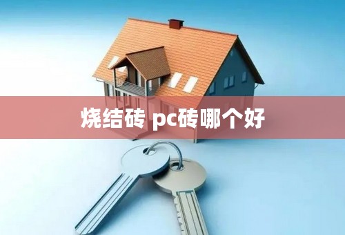 烧结砖 pc砖哪个好