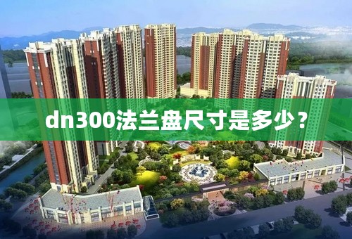 dn300法兰盘尺寸是多少？