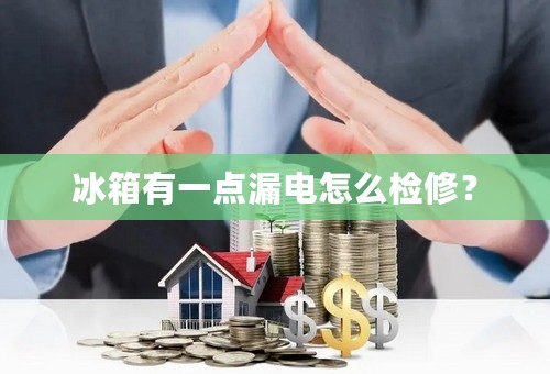 冰箱有一点漏电怎么检修？