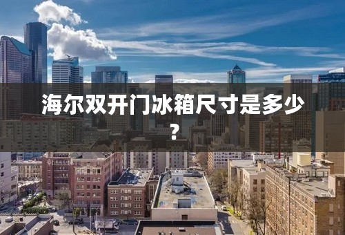 海尔双开门冰箱尺寸是多少？