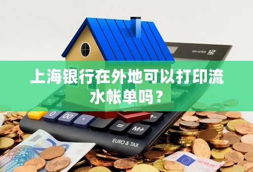 上海银行在外地可以打印流水帐单吗？