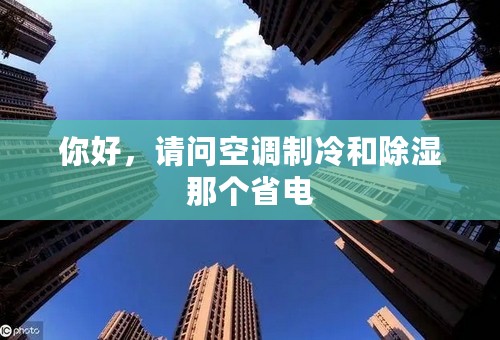 你好，请问空调制冷和除湿那个省电