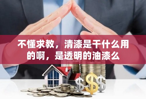 不懂求教，清漆是干什么用的啊，是透明的油漆么