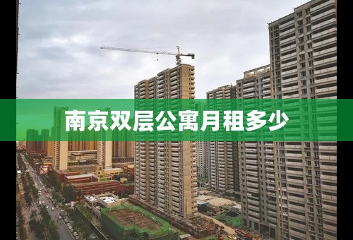 南京双层公寓月租多少