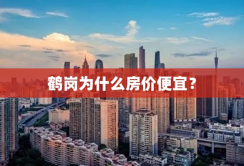 鹤岗为什么房价便宜？