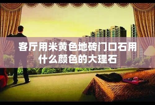 客厅用米黄色地砖门口石用什么颜色的大理石