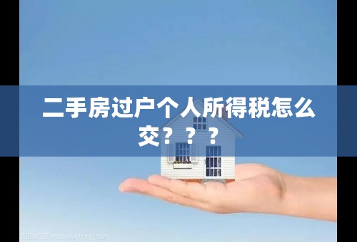 二手房过户个人所得税怎么交？？？