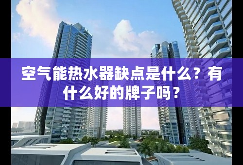 空气能热水器缺点是什么？有什么好的牌子吗？