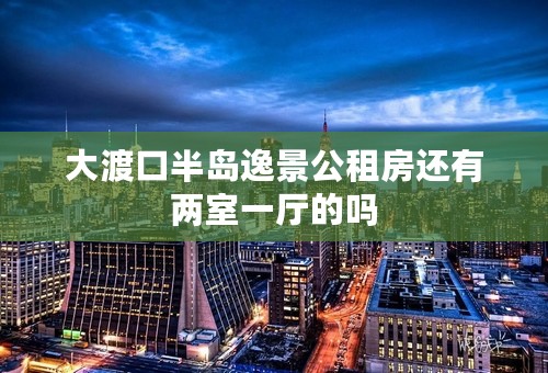 大渡口半岛逸景公租房还有两室一厅的吗