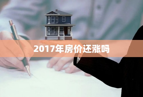 2017年房价还涨吗