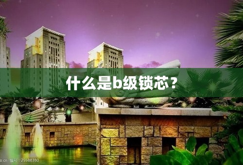 什么是b级锁芯？