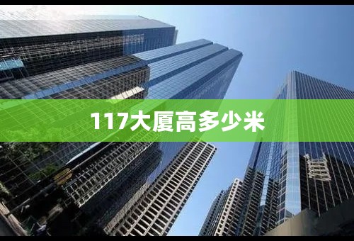 117大厦高多少米