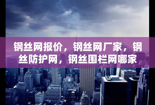 钢丝网报价，钢丝网厂家，钢丝防护网，钢丝围栏网哪家生产？