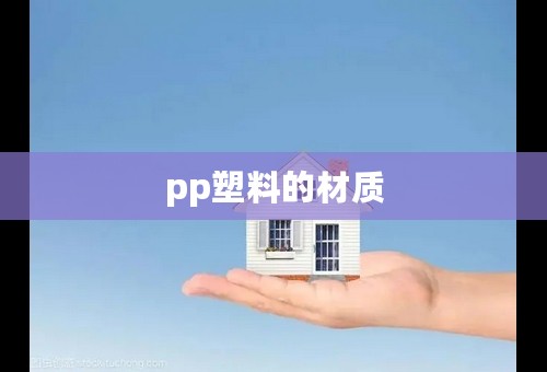 pp塑料的材质