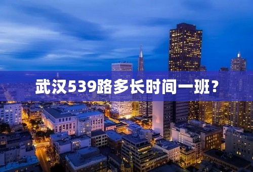 武汉539路多长时间一班？