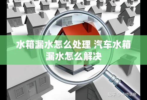 水箱漏水怎么处理 汽车水箱漏水怎么解决