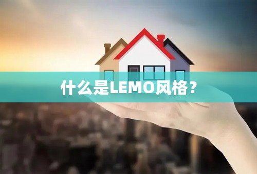 什么是LEMO风格？