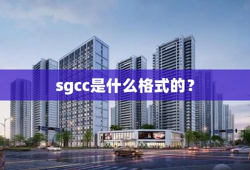 sgcc是什么格式的？