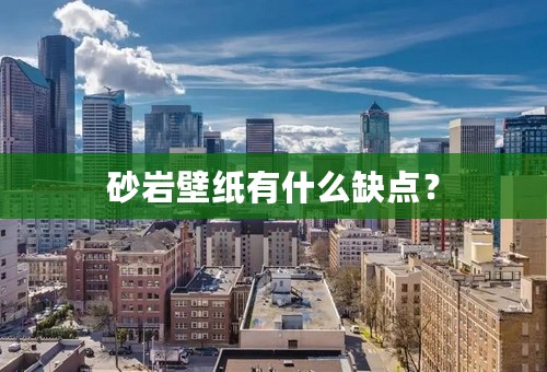 砂岩壁纸有什么缺点？