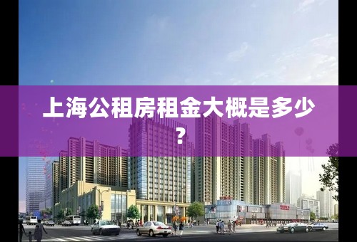 上海公租房租金大概是多少？