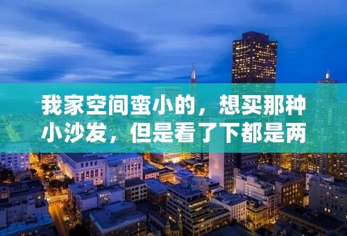 我家空间蛮小的，想买那种小沙发，但是看了下都是两人位的直沙发，又还是有点儿小，有人买过稍大一些的吗？